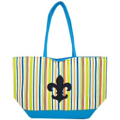 SW180598-MULTI STRIPES DESIGN INSULATED BAG W/FDL